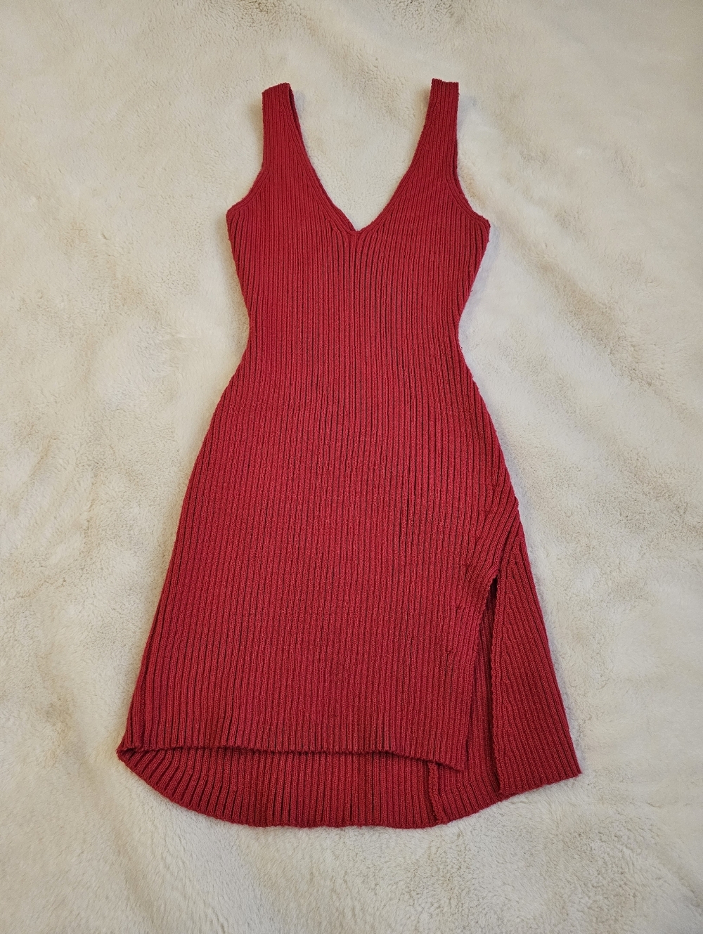Frankies Bikinis Cloud Knit Mini Dress Size Small - Picture 5 of 12